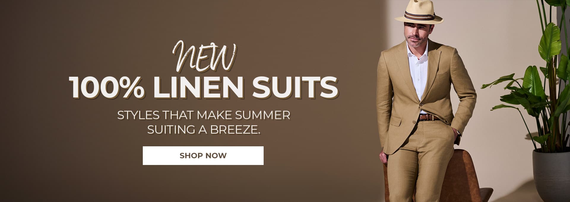 New 100% Linen Suits - Shop Now - Shop Now