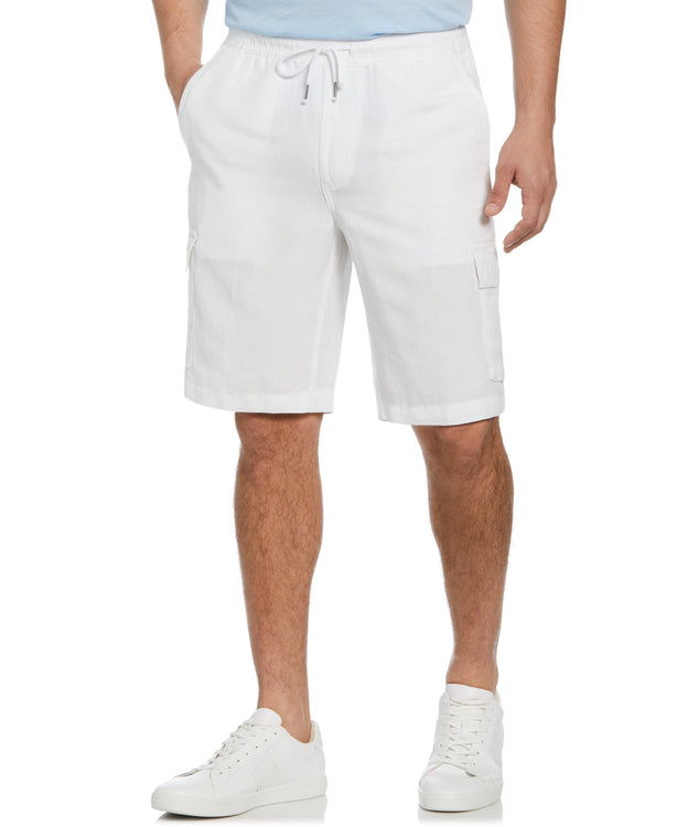 Linen Cargo Shorts