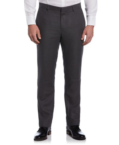 100% Delave Linen Flat Front Pant | Cubavera