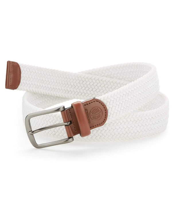 Women's Tropical Wide Woven Stretch Waist Belt