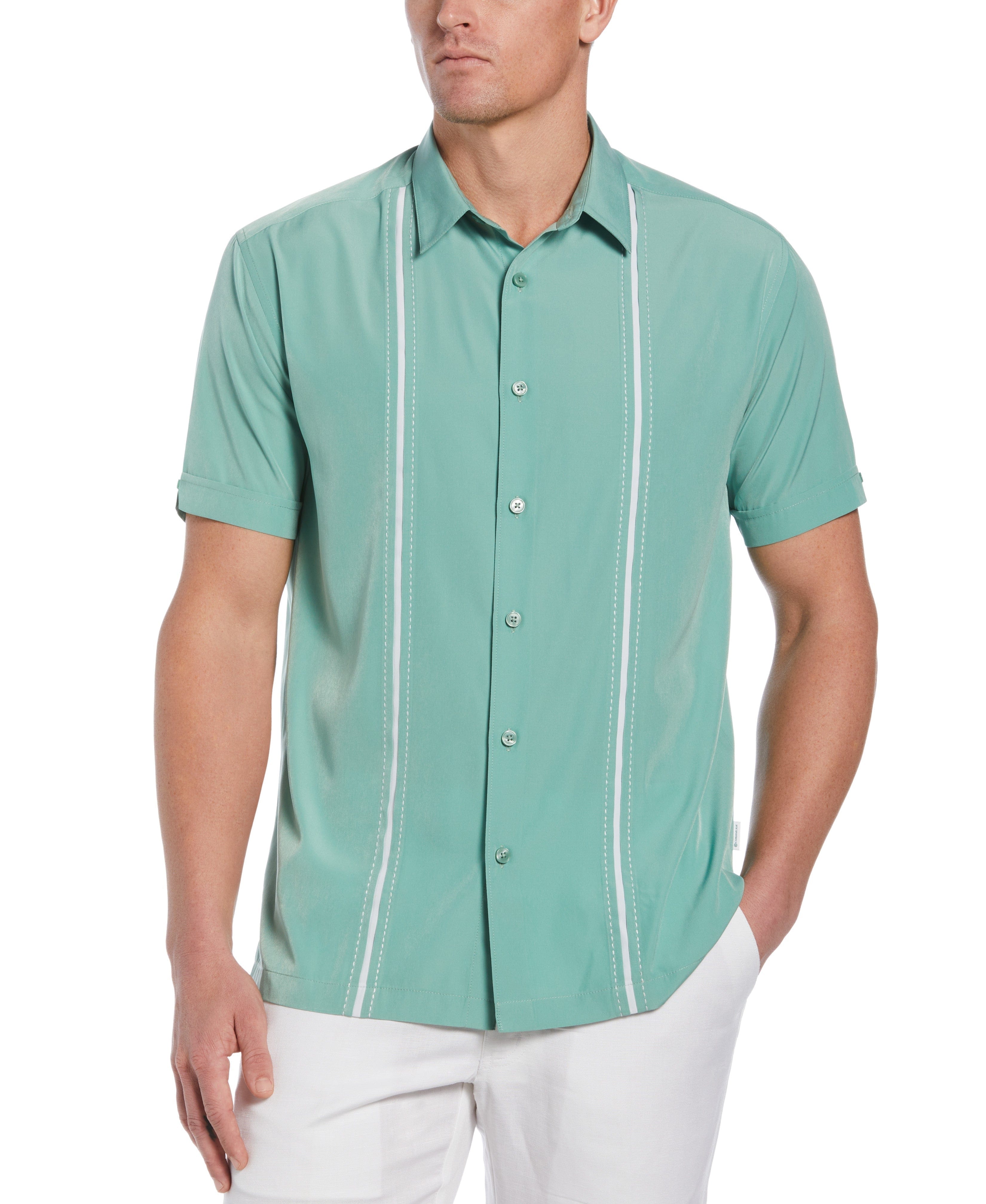 Panel Shirt - Contrast Stitching | Cubavera