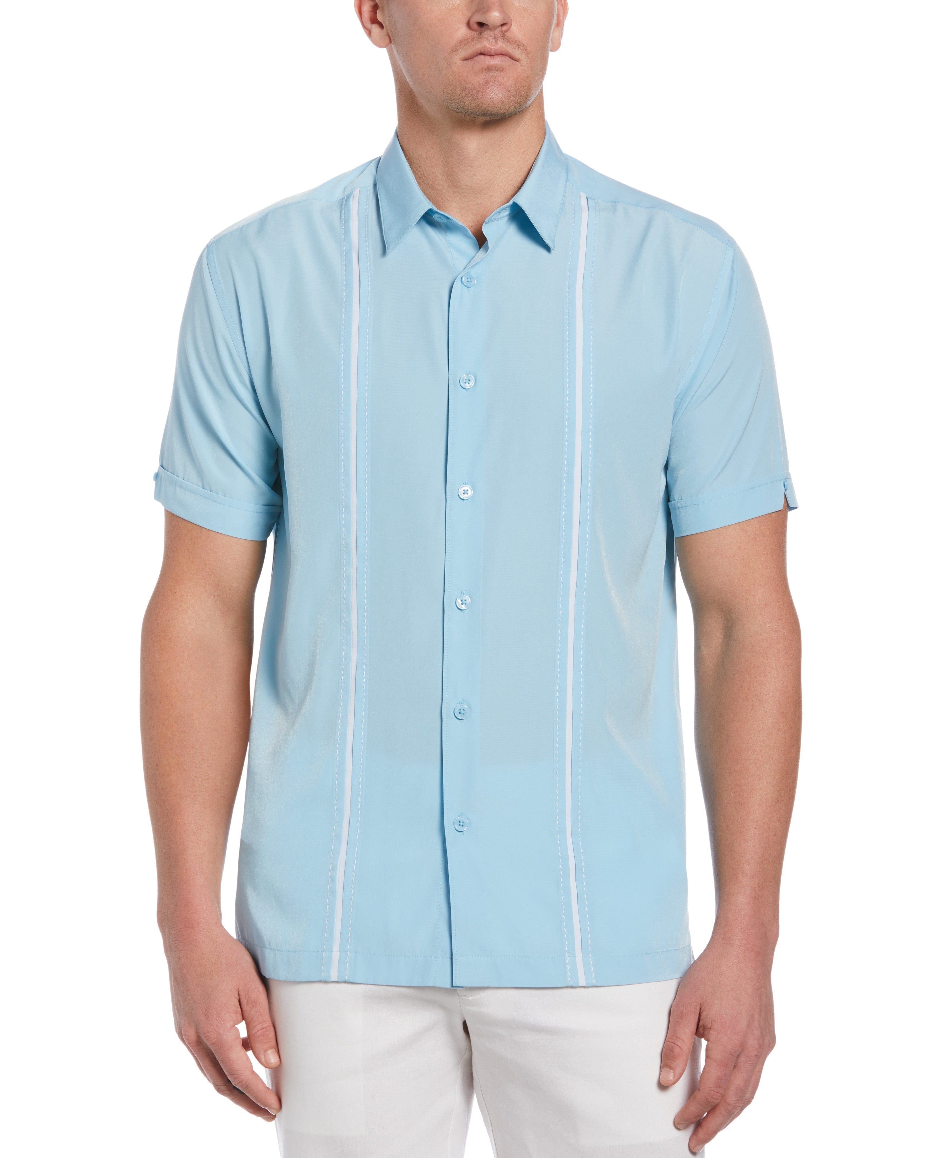 Panel Shirt - Contrast Stitching | Cubavera