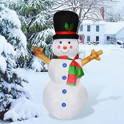 4 FT Christmas Inflatable Snowman with Top Hat