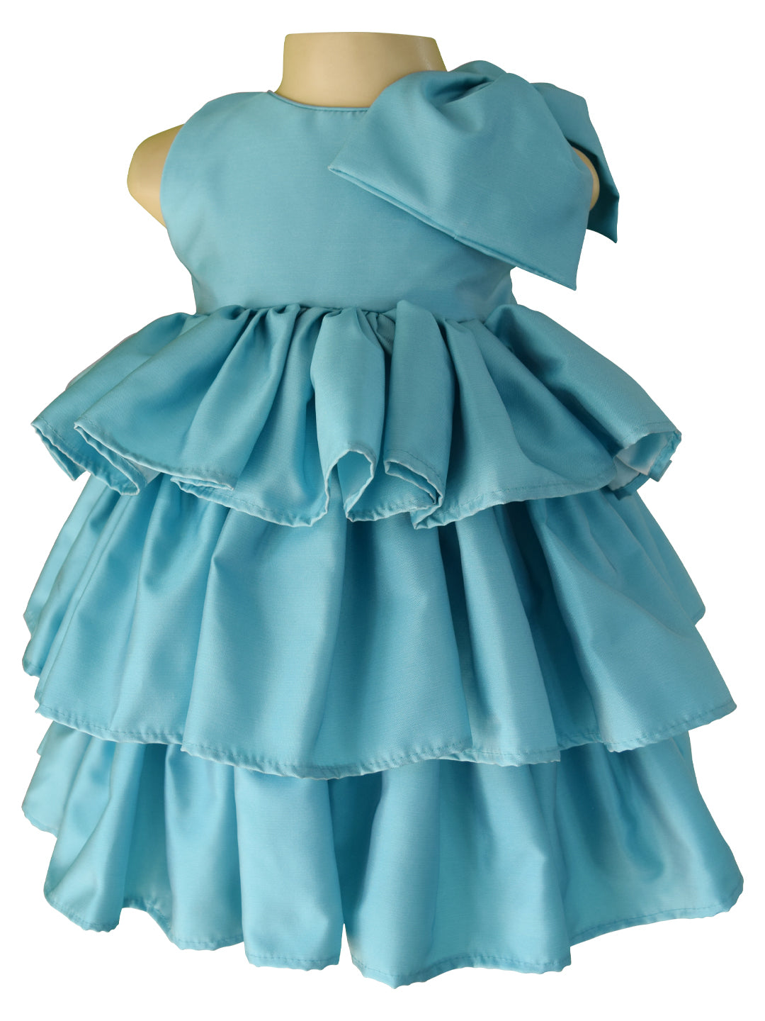 Kids Dress | Faye Blue Tiered Dress - faye