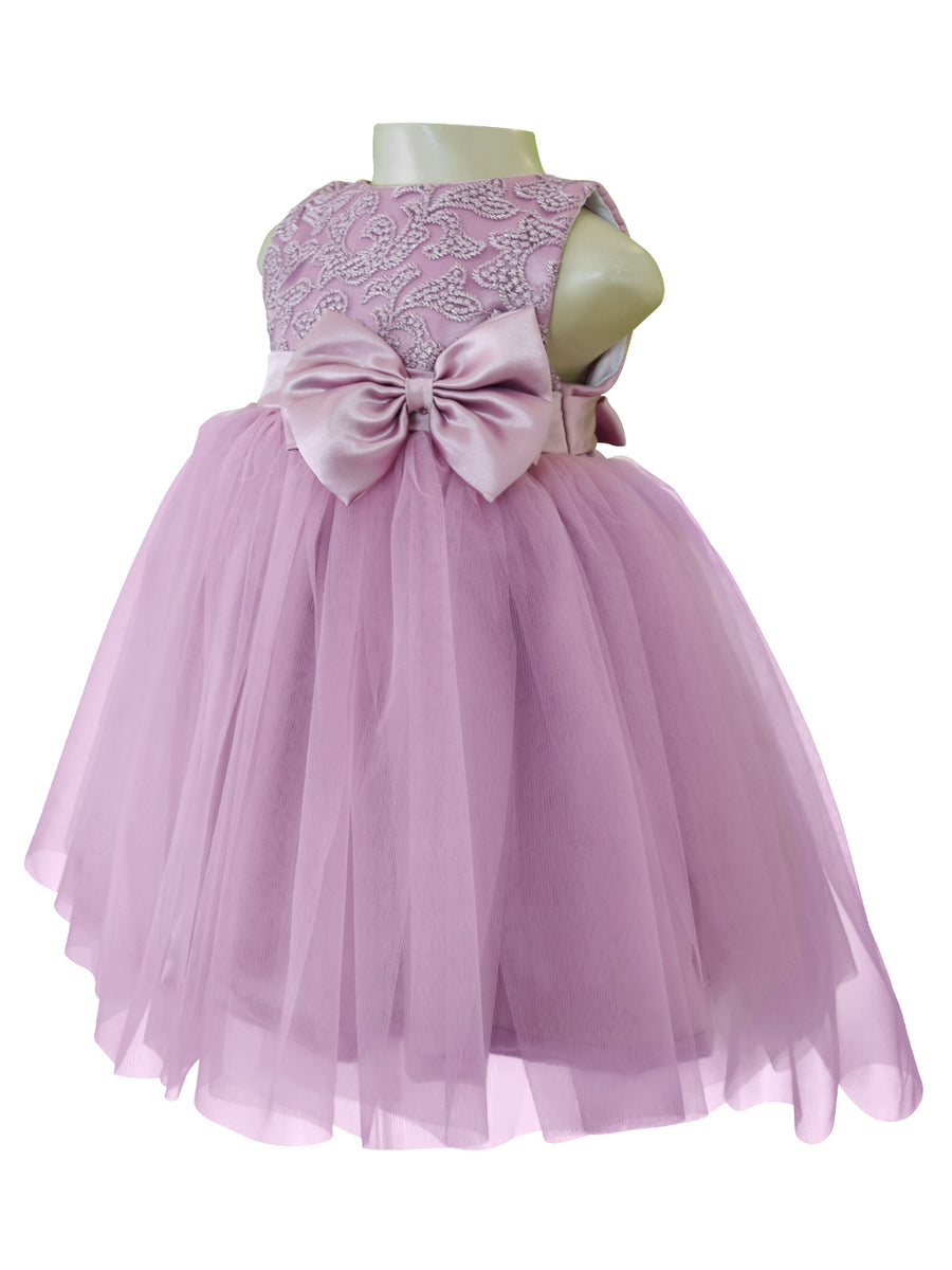 Baby Dress | Faye Mauve Hi-low Party Dress - faye