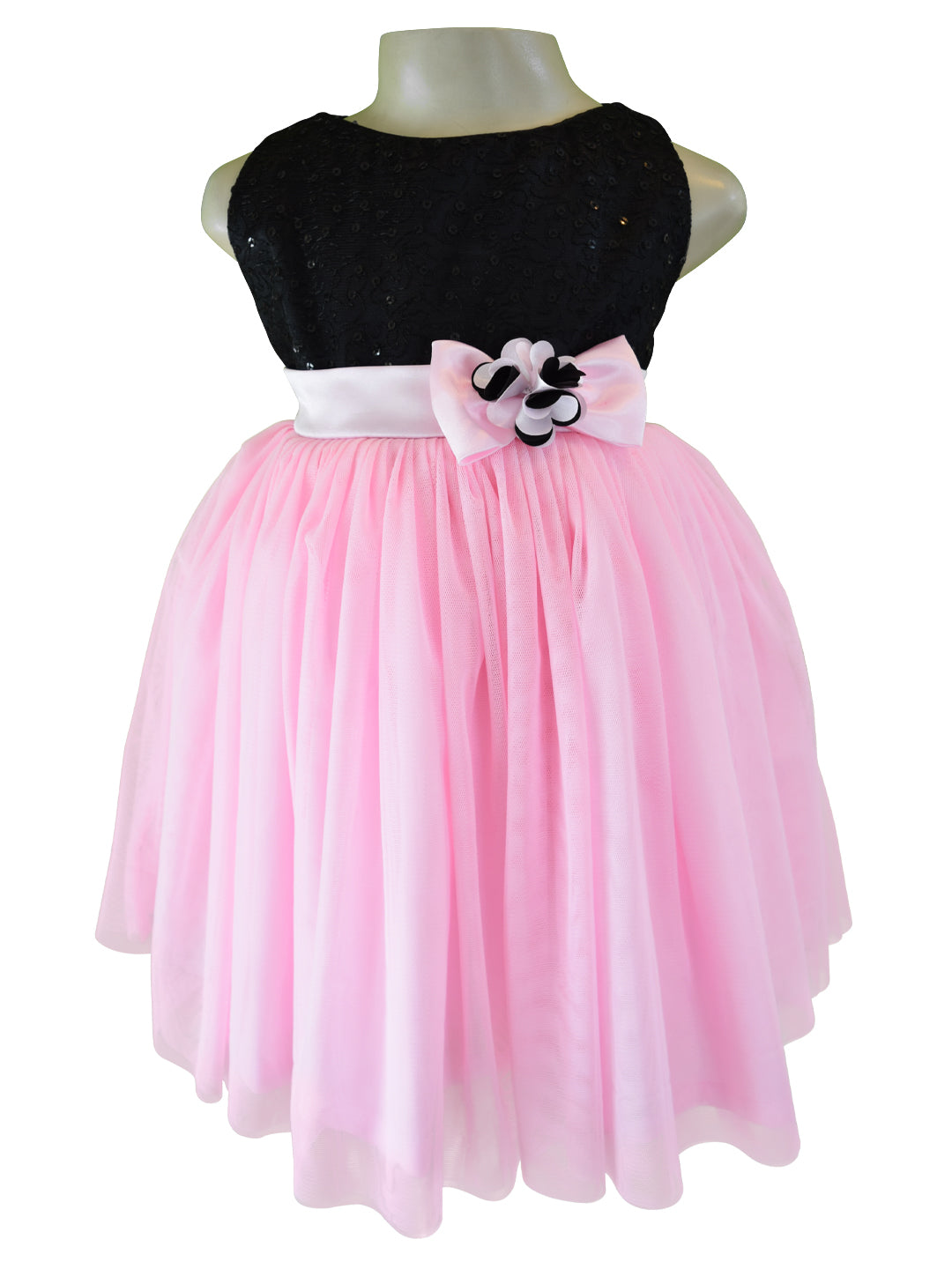 Baby Dress online | Faye Pink & Black Dress - faye