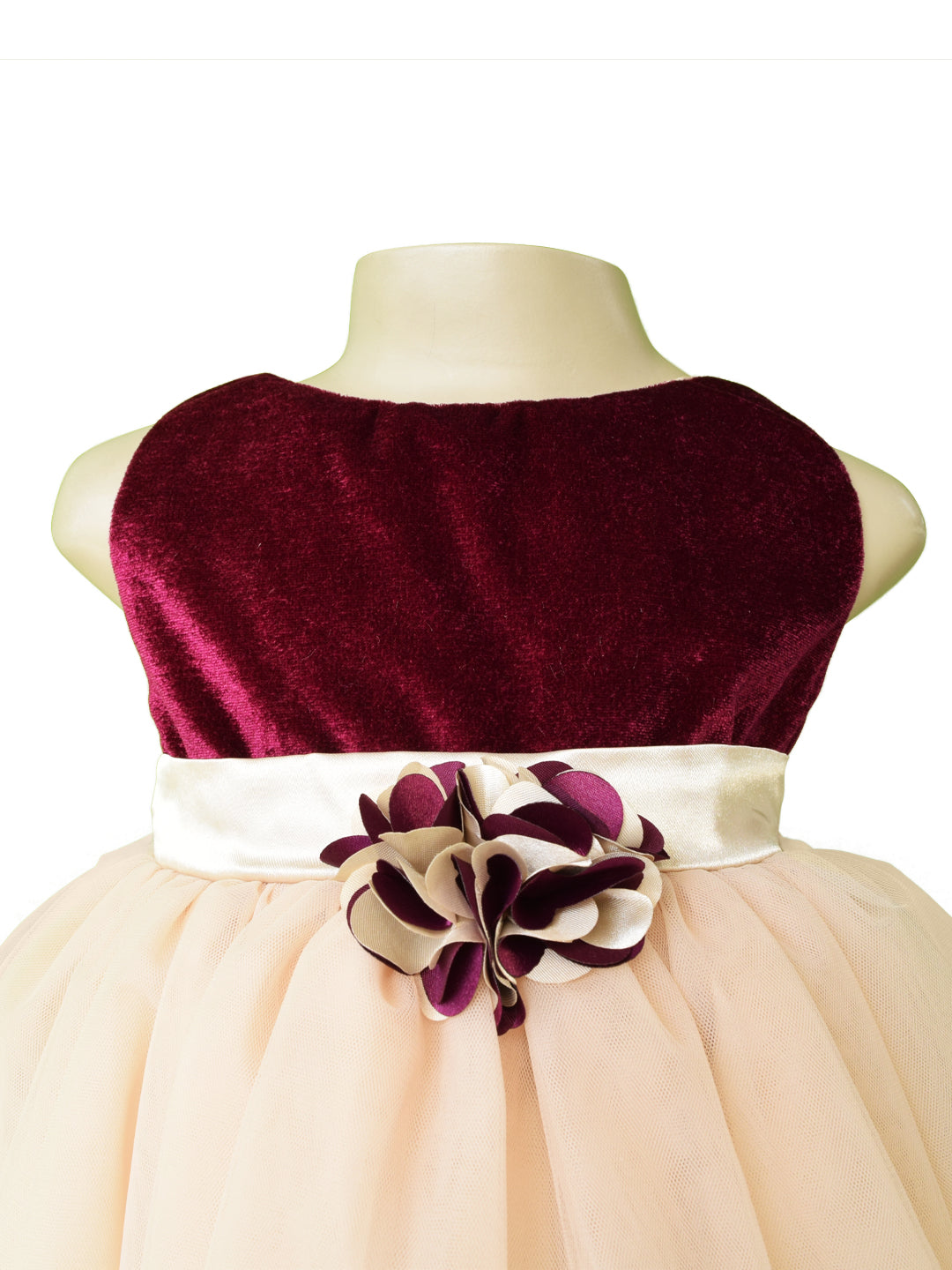Birthday Dress | Faye Wine Velvet Party Dress - faye
