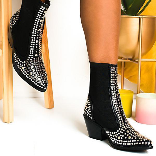 embellished western boots