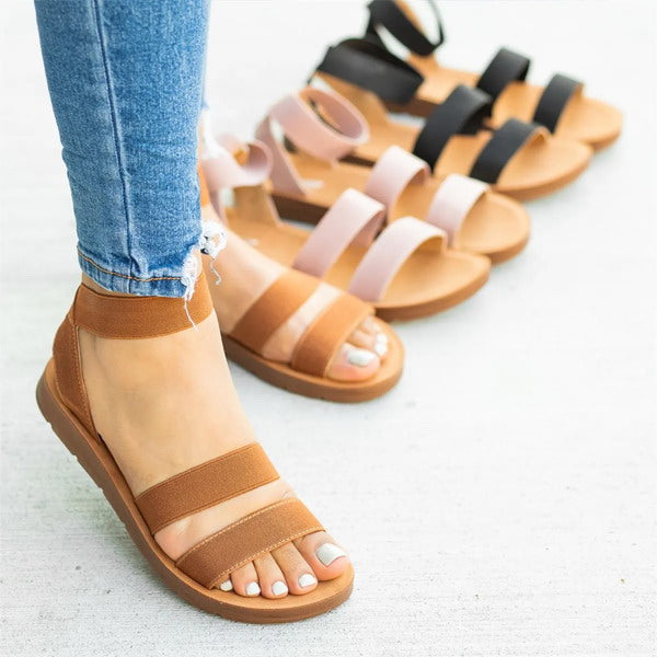 flat casual sandals