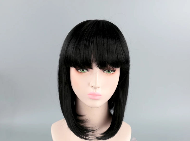 black bob cosplay wig