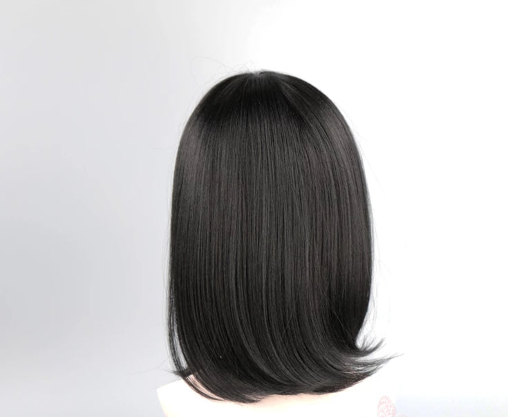 black bob cosplay wig