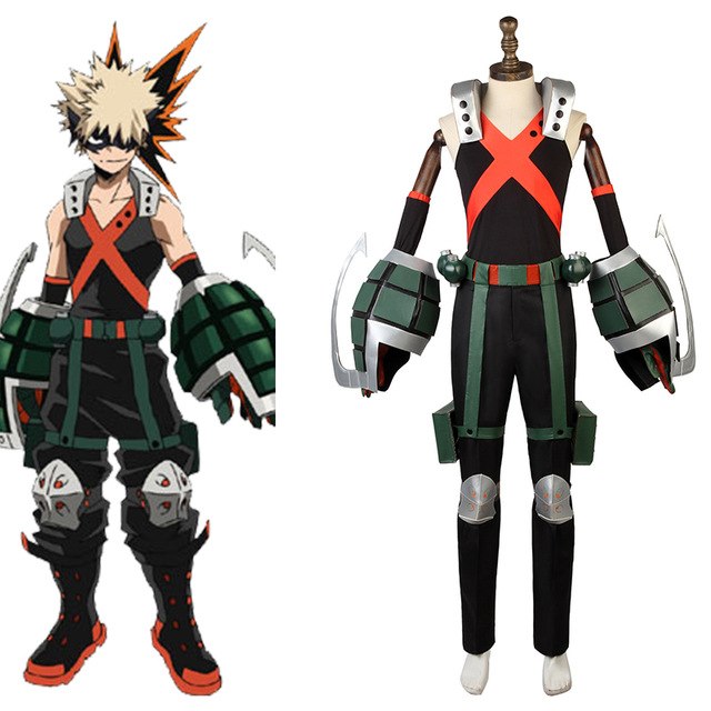 My Hero Academia Bakugo Katsuki Costume With Armor – CosplayFTW
