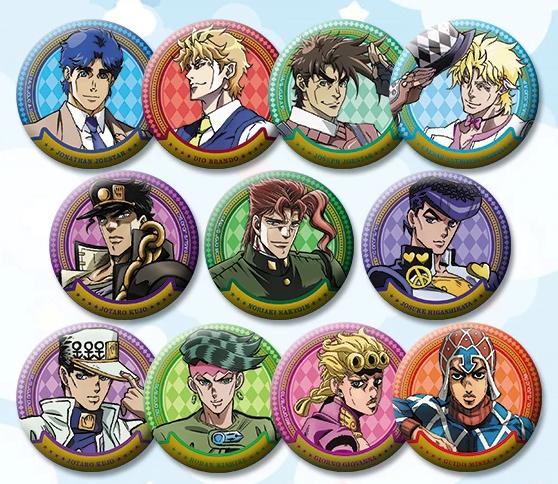 Jojos Bizarre Adventure Character Buttons Anime Pins Cosplayftw 0112