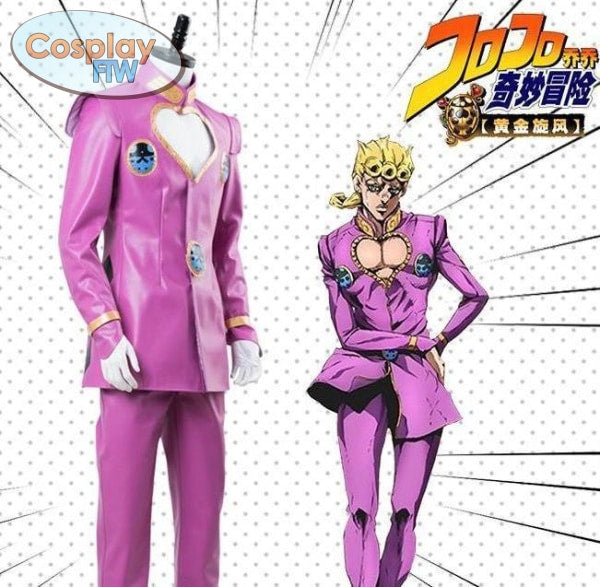 Jojos Bizarre Adventure Golden Wind Giorno Giovanna Cosplay Costume Cosplayftw 7150