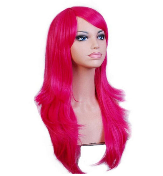 cosplay hot pink wig