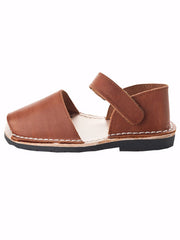 Red Nest - Avarcas of Spain Handmade Leather Sandal Brown 