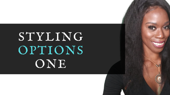 how to style a kinky straight lace wig by azul hair collection