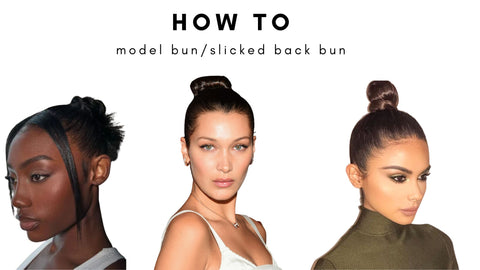 How to model bun/slicked back bun