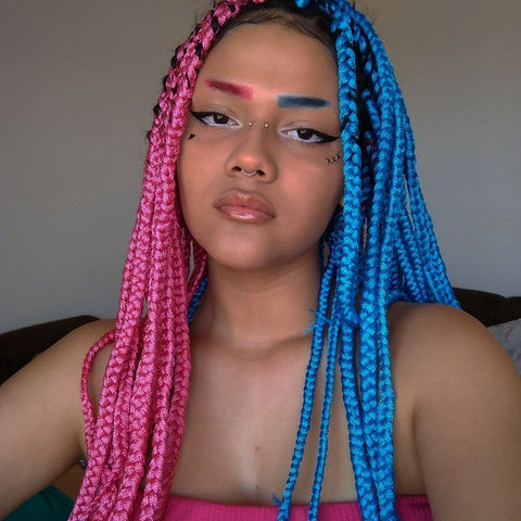 Braided E Girl Hair