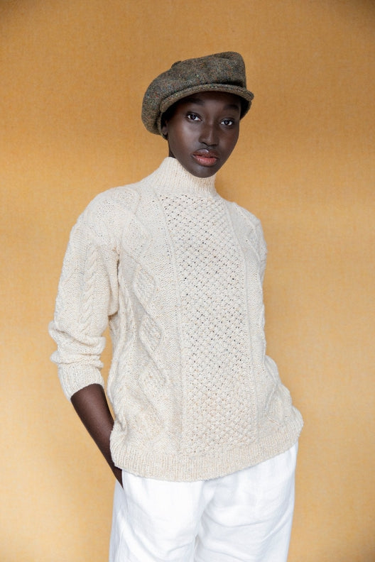 Natural Aran Hand-Knit Jumper - STABLE of Ireland product image