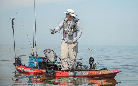 Jim Sammons, host of the Kayak Fishing Show