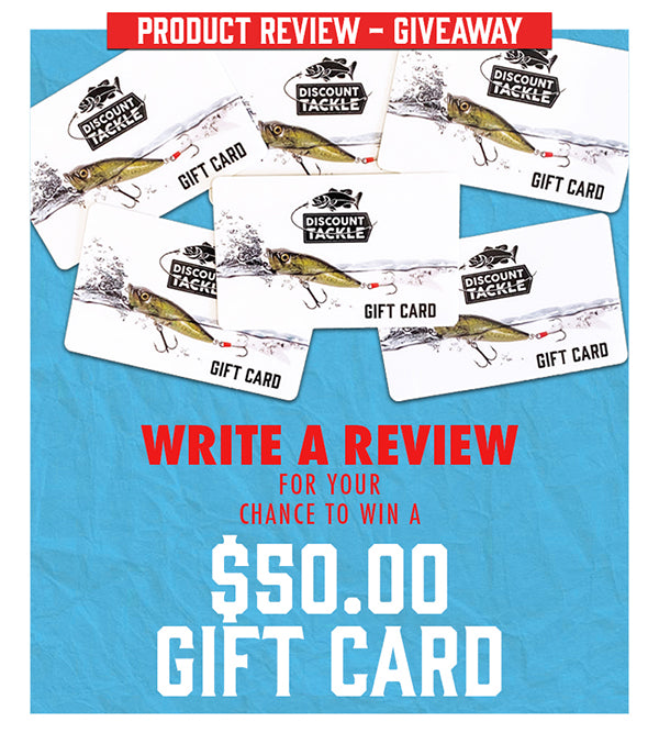 Discount Tackle  Product Review Giveaway