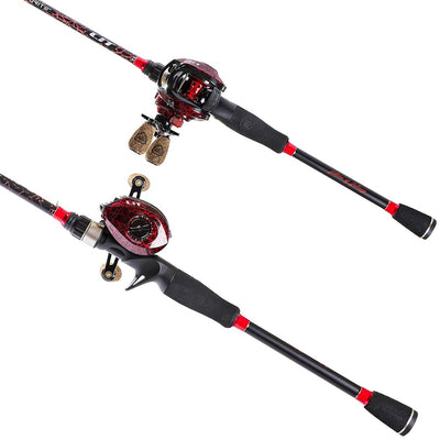 7'2 Favorite Sick Stick Medium Heavy Casting Fishing Rod 2-Piece With Case  New