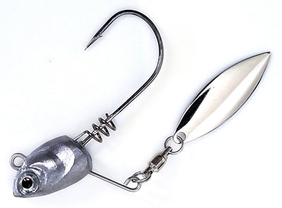 LiveTarget Flutter Shad Jigging Spoon - 1-3/4in - Silver/Bronze