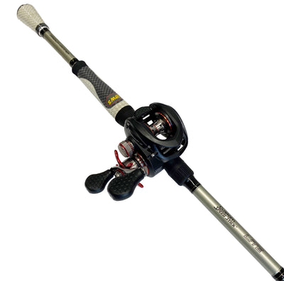 Finally got a new jig rod 7'4” Lews KVD rod and Lews speed