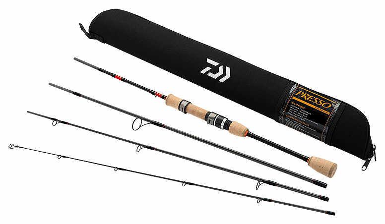 four piece travel spinning rod