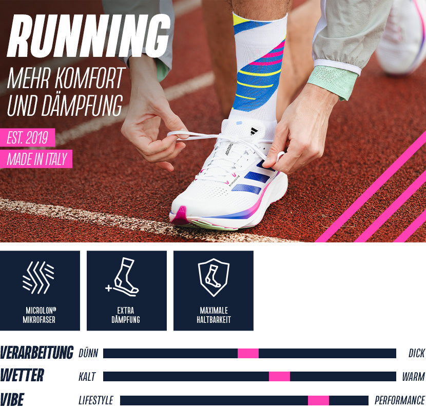 Incylence sock features running