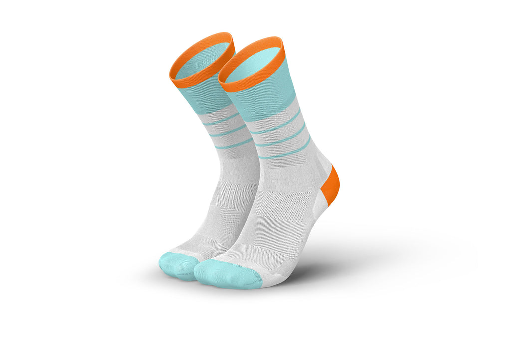 White Orange Socks Socks – Official Platforms Performance High-Cut INCYLENCE Running Store | INCYLENCE