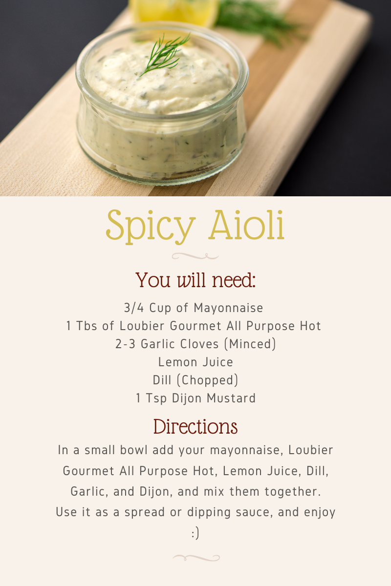 Spicy Aioli Recipe