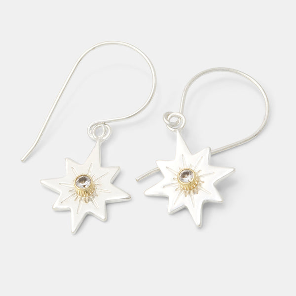 Dangle earrings and drop earrings: guiding stars