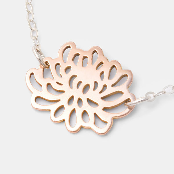 Rose gold jewellery for women in Australia, including this rose gold necklace.