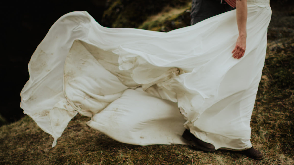 DIY tips for cleaning your wedding dress