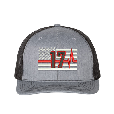 Thin Red Line Embroidered Richardson Style Hat –