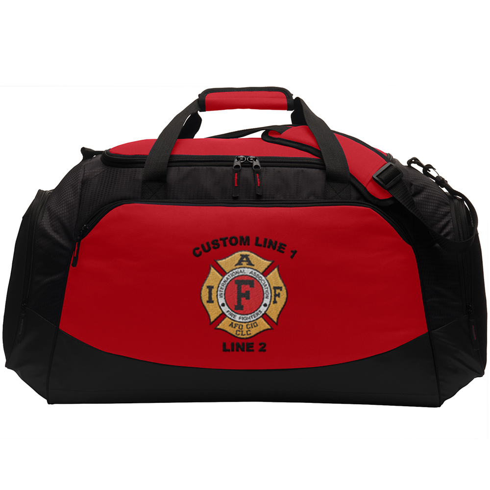 Image of CustomizedDuffle Bag with IAFFEmbroidery