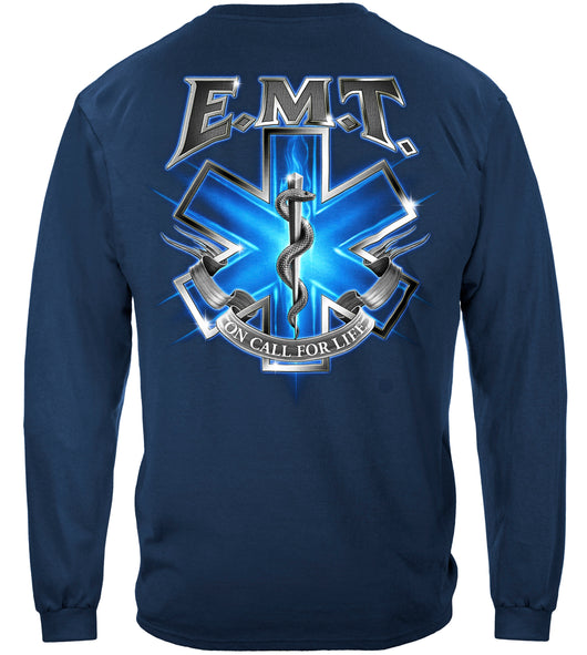 On Call For Life EMT Long Sleeves | Firefighter.com