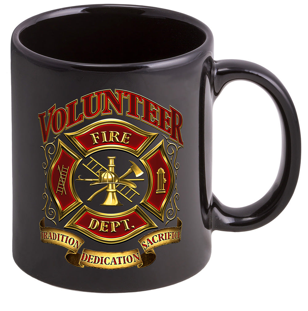 Image of Volunteer Firefighter Coffee Mugs