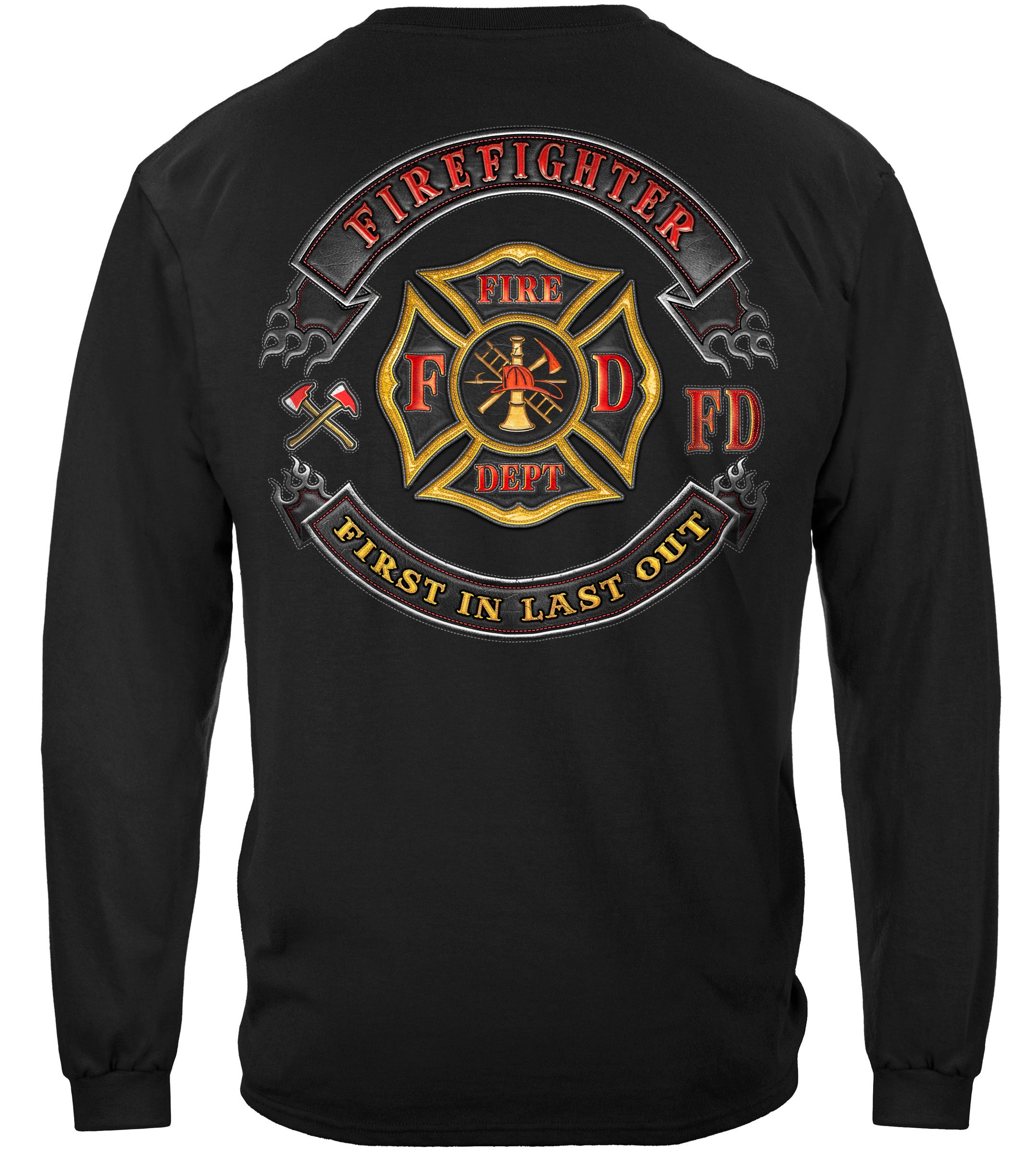 Image of Firefighter  Biker MC Long Sleeves