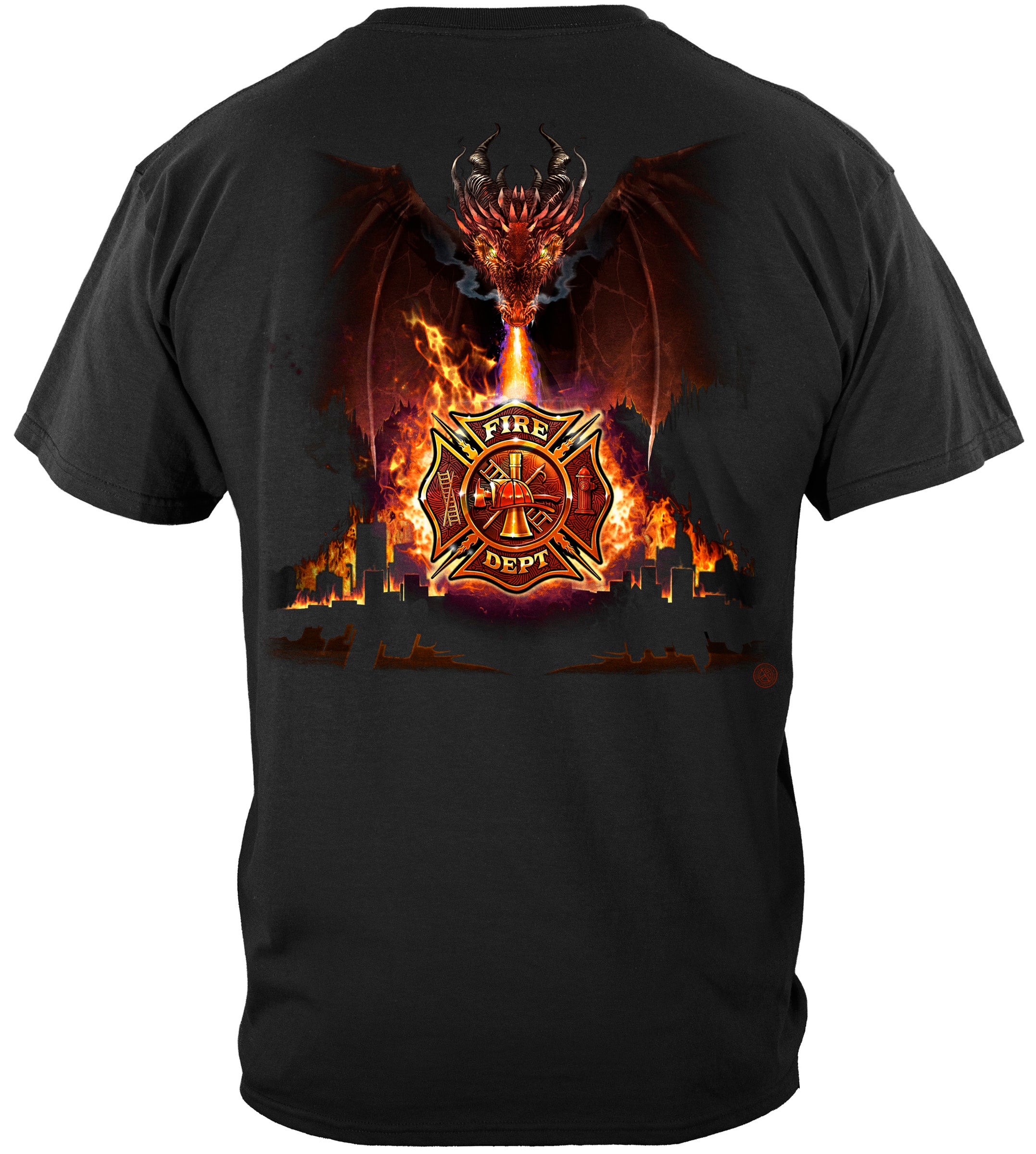 Image of Firefighter City Dragon T-SHIRT