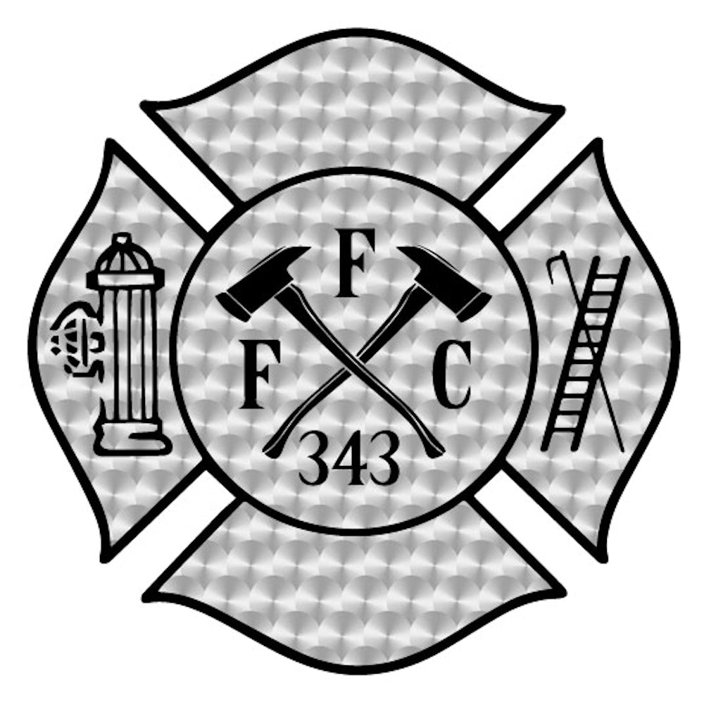 FFC Black and Diamond Plated Decal