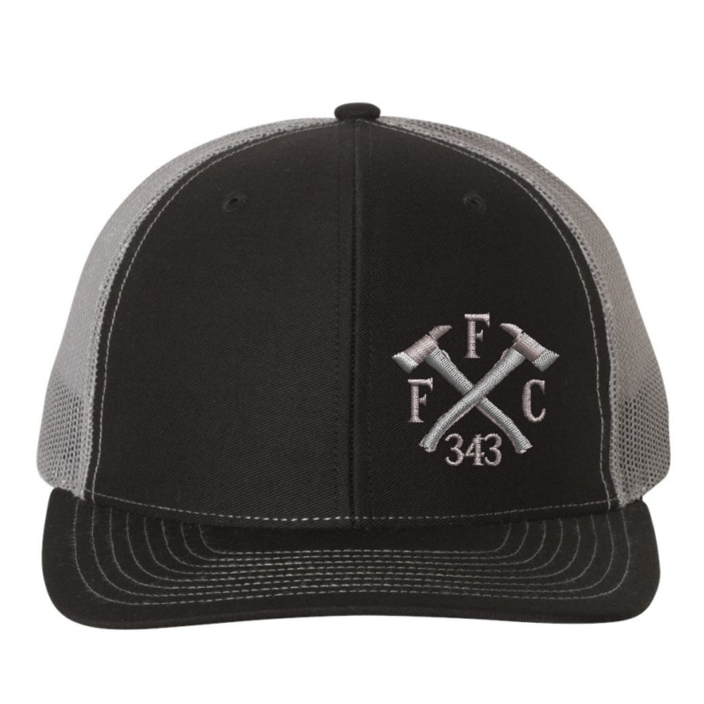 Image of FFC 343 Black and Grey Richardson Style Hat