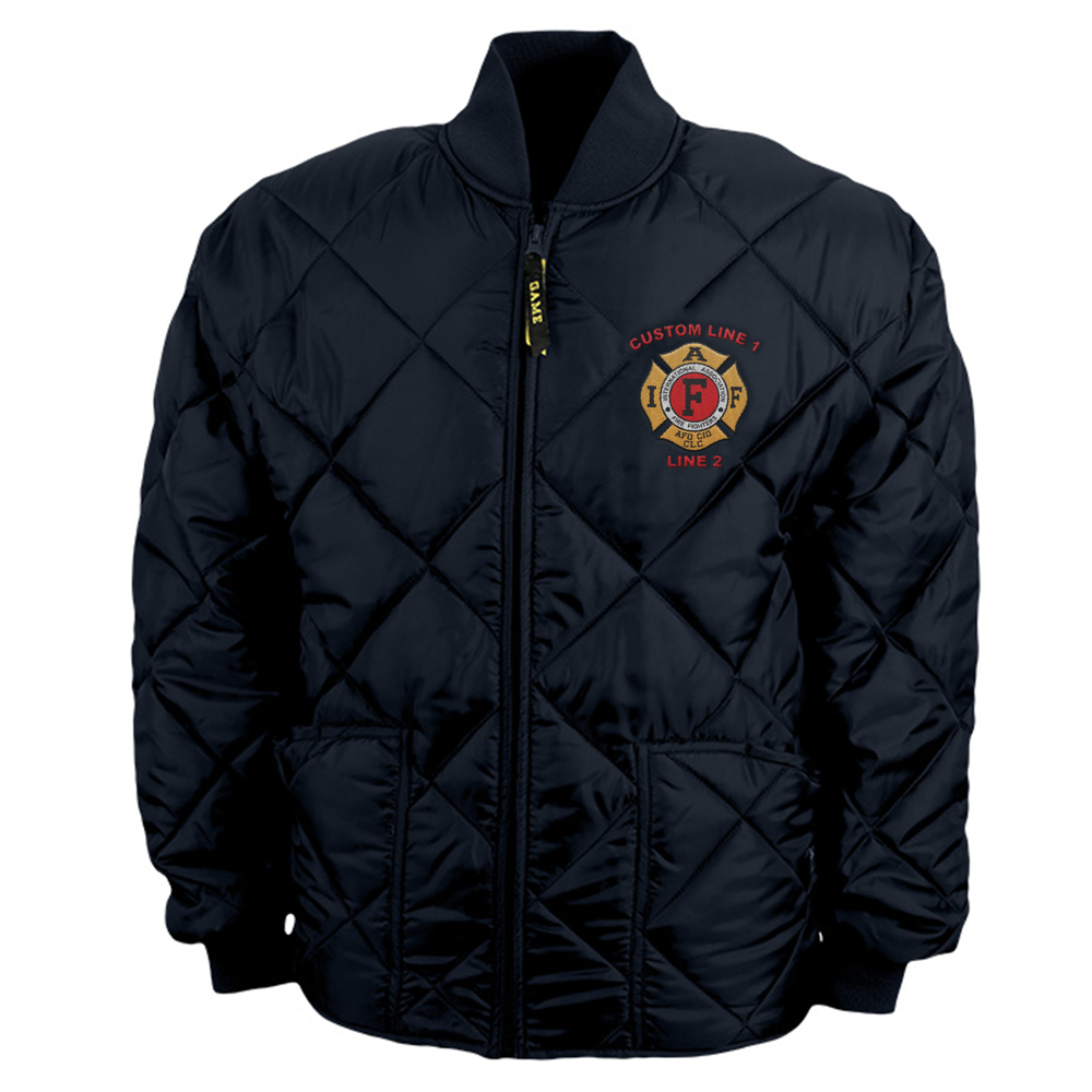 Image of Customized Game The Bravest Jacket with IAFF Embroidery