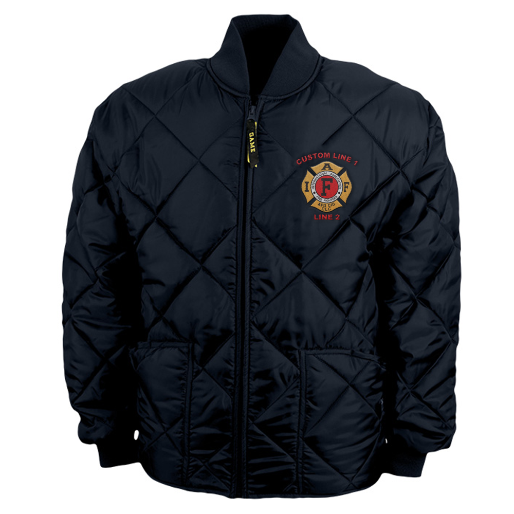 Customized Game The Bravest Jacket with IAFF Embroidery 