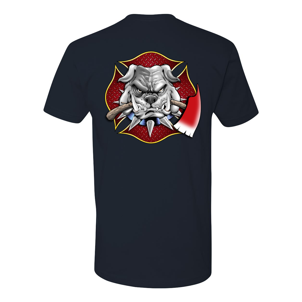 Image of Bulldog Maltese Firefighter Premium T-Shirt