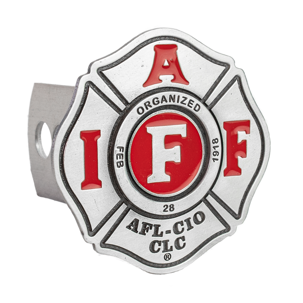 Image of IAFF Pewter Hitch Cover