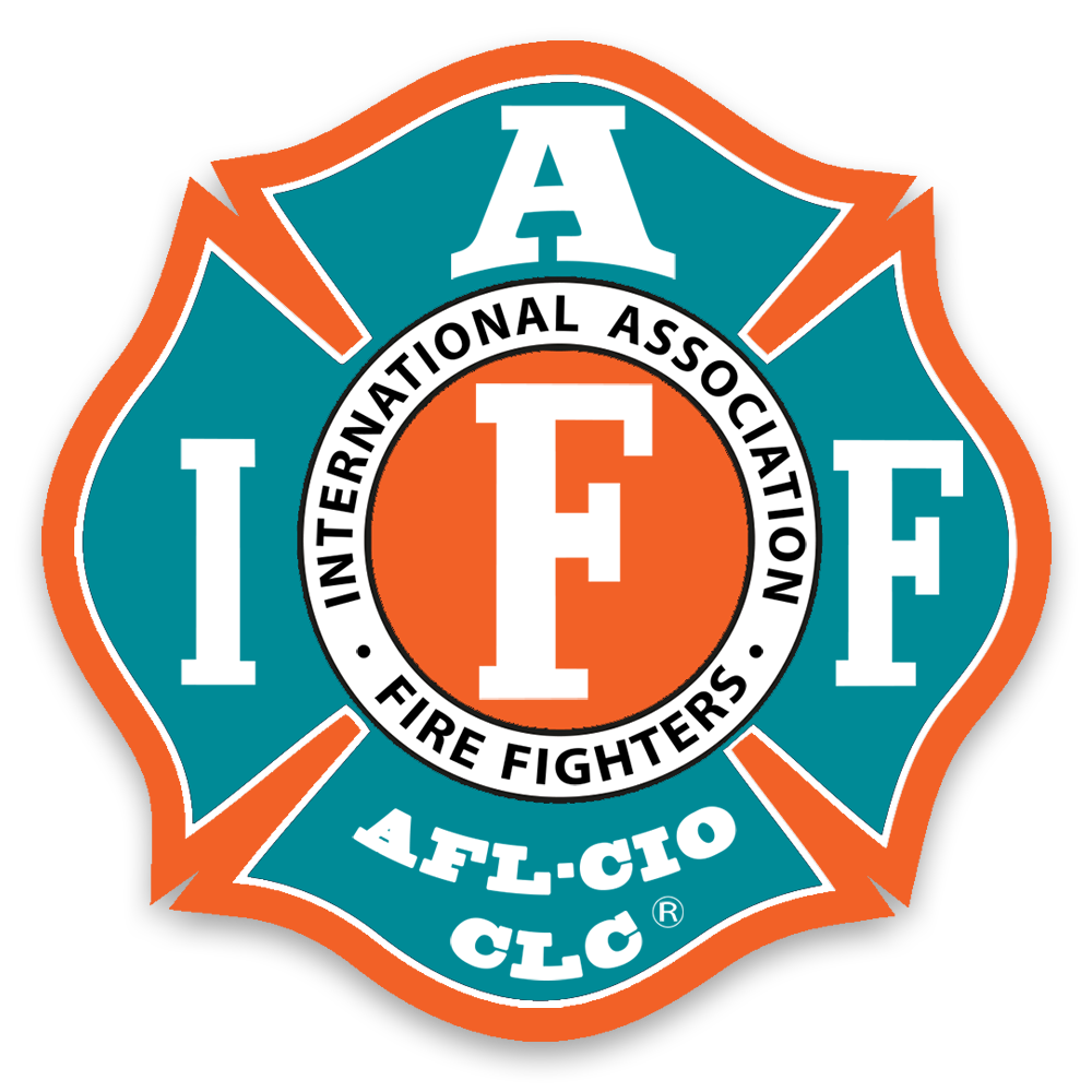 IAFF Team Orange Teal - 4x4 Inch