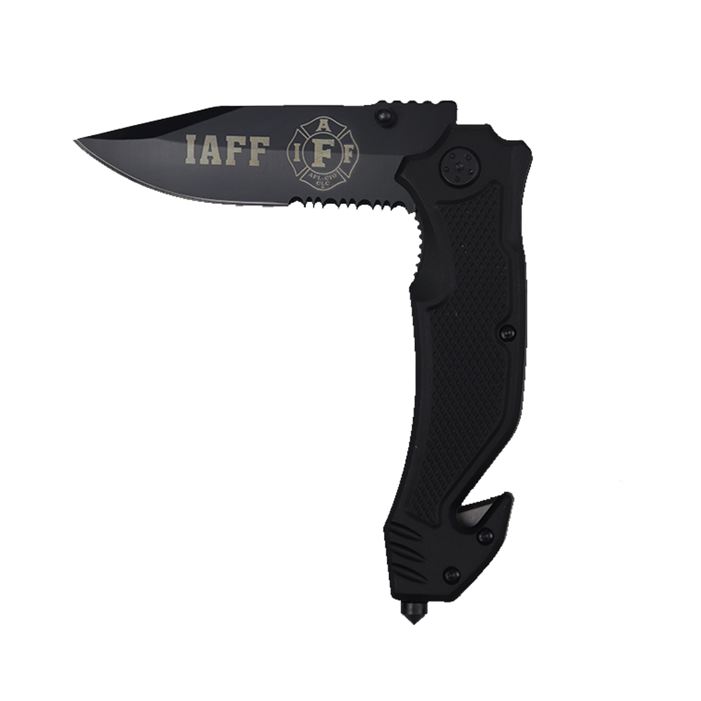 Image of IAFF Deluxe Spring Assist Tactical Knife